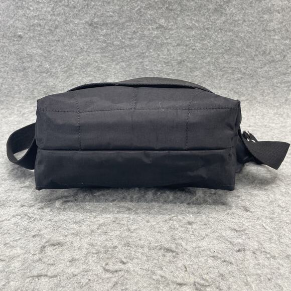 JACK GOMME Black Crossbody Messenger Sling Bag Damaged See Pictures - Picture 7 of 14